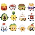 thumbnail image 3 of Fast Food Collection Micro Building Blocks - Mini Food Brick Sets for Kids and Adults, Creative DIY Home & Office Decor Toy, 3D Food Model Puzzle Kit(Happy Pineapple, 216 Pcs), 3 of 6