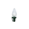 thumbnail image 1 of Brite Star 50 Pure White LED Faceted C9 Christmas String Lights - 20.25 ft Green Wire, 1 of 3