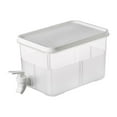 thumbnail image 2 of Rongfmy Beverage Dispenser with Spigot 3.5L Clear Fruit Teapot Pitcher Cold Water Bucket, 2 of 9