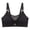 9-Black, variant on Ersazi Buckle Bra Women's Non-Steel Ring Gathering Comfortable Breathable Bra Underwear Beige Ladies Tops and Bras S