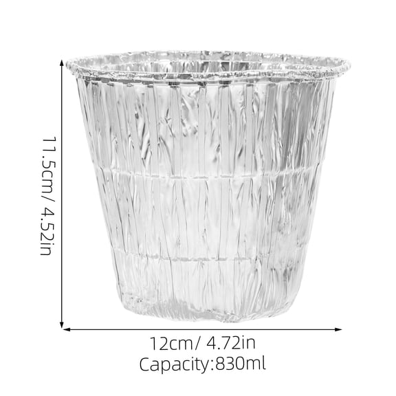 Tineasur 10Pcs Bbq Aluminum Foil Liners for Grills and Smokers Oil Drip Protection