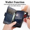 thumbnail image 2 of Case for Nokia G21 Cover Leather Wallet Folio Case Book Design Flip Magnetic Closure - Blue, 2 of 5