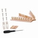 thumbnail image 5 of 3 Piezas Telar Mini Tejido Manta Gruesa Tablero Tejido Manual Ganchillo DIY Marco Madera Tejido Artesanal Expansible Apto para Adultos Principiantes, 5 of 7