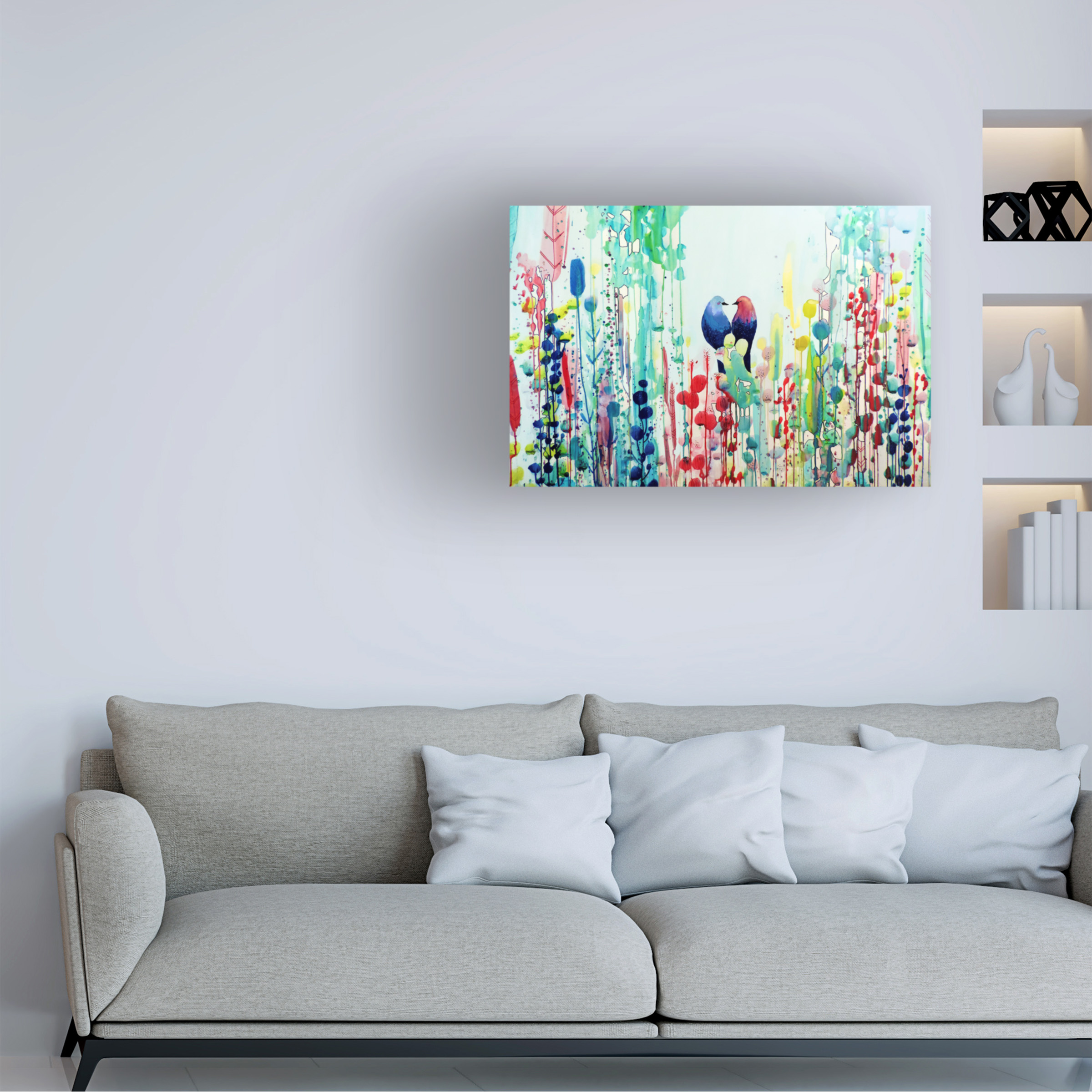 Sylvie Demers 'Our Story' Canvas Art