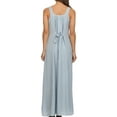 thumbnail image 2 of Sakkas Stella Long Tank Top Adjustable Caftan Corset Dress With Embroidery - SkyBlue - 1X/2X, 2 of 4