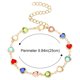 thumbnail image 5 of Delicada pulsera de cadena de aleación de plata para mujer, joyería de moda ajustable con detalles de diamantes de imitación, pulsera ligera de 5 g de uso diario delicado, regalo perfecto para ella, 5 of 7