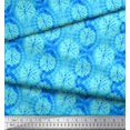 thumbnail image 3 of Soimoi Blue Cotton Duck Fabric Ombre Tie-Dye Decor Fabric Printed Yard 44 Inch Wide, 3 of 3