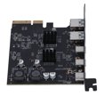 thumbnail image 1 of PCIe 4X Adapter Card, USB 3.2 Gen 2 Expansion Card 10Gbps Independent Insurance Protecting  for PC Motherboards, 1 of 7