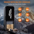 thumbnail image 3 of NIOPOW 5000A Car Battery Jump Starter, 12V 28800 mAh Portable Jump Pack(for 10L Gas and 10L Diesel Engines) with 3.3" Display, Emergency LED Light and Jumper Cable, 3 of 8