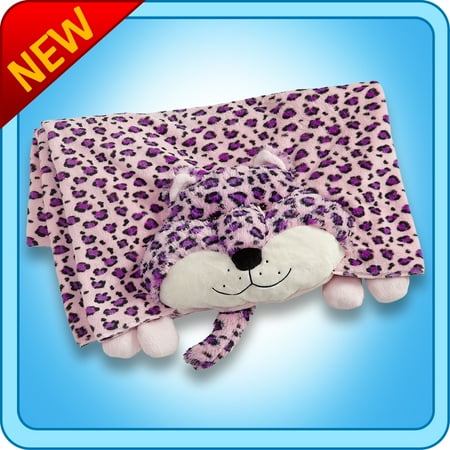 Authentic Pillow Pet Lulu Leopard Blanket Plush Toy Gift Walmart Com