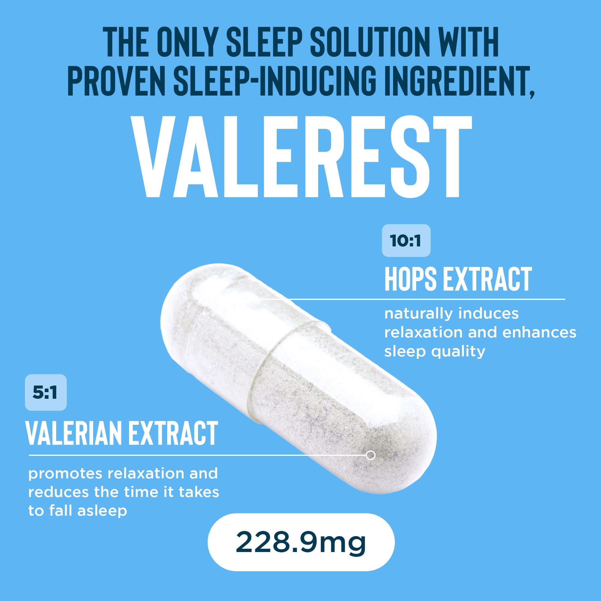 Relaxium Sleep Aid for Adults, Melatonin 5mg with Magnesium Glycinate, Sleep-Promoting Valerest & Ashwagandha, Non-Habit Forming Sleep Supplement, 60 Vegan Capsules, 30-Day Supply