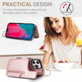 thumbnail image 5 of Phone Case Wallet Case for Samsung S20 FE PU Leather Magnetic Handbag Zipper Pocket Card Slots, 5 of 6