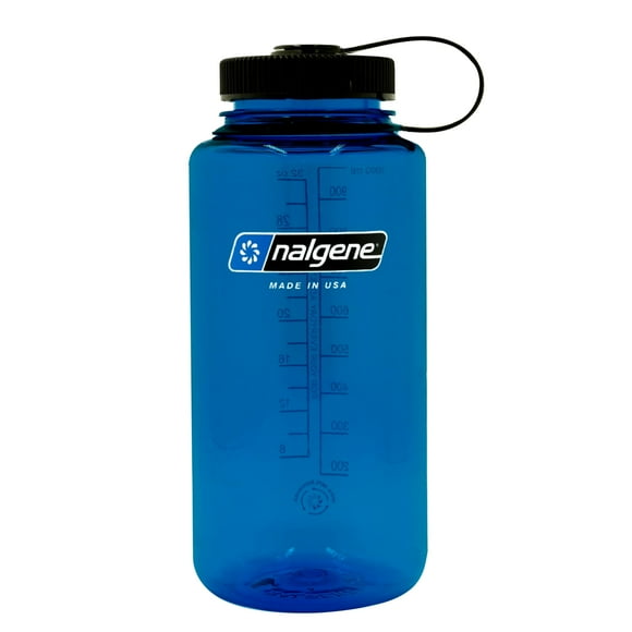 Botella de agua Nalgene Sustain Tritan sin BPA 946 ml, color azul pizarra