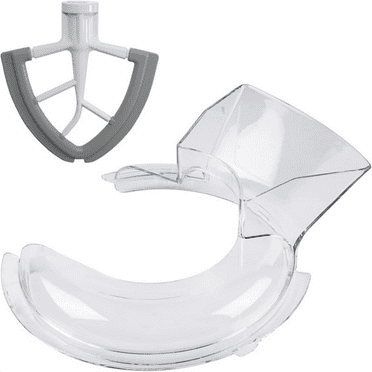 Flex Edge Beater & Pouring Shield KN1PS for KitchenAid 4.5-5 Quart Flat Beater Kitchen Aid Mixer Accessory
