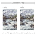 thumbnail image 4 of Yayeee Garden Flag 12" x 18" Double Sided Outdoor Yard Lawn Holiday Decorations, River and Mountains, 4 of 6