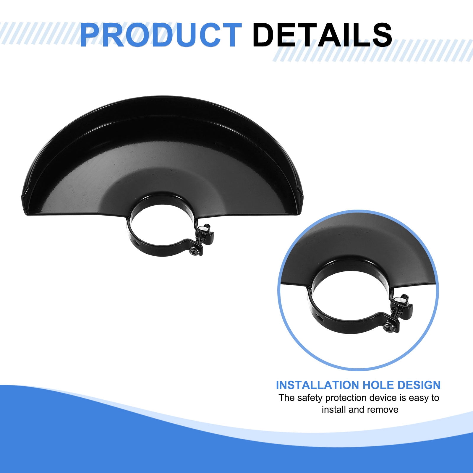 Uxcell 2pcs Grinder Guard 7" 190mm Dia Metal Angle Grinder Protector Cover