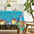 thumbnail image 3 of Birthday Tablecloth 60x120 Inch Rectangular, Happy Birthday Ballon White Washable Seasonal Table Cover for Party Picnic Dinner Decor, 3 of 6