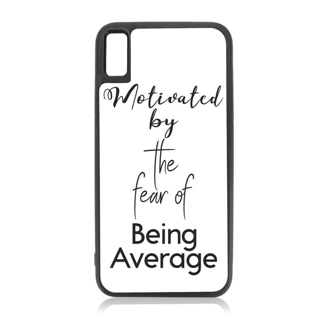 Average iPhone xr Quote Cases - xr Quote Case Case Novelty Black Rubber Case for iPhone XR - iPhone XR Phone Case - iPhone XR Accessories