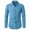Blue, variant on pstuiky Shirts for Men, Men Long Sleeve V-Neck Print Long Sleeve Shirts for Women Relaxed Fit Cotton Athletic Oversized Shirts for Mens Men's Shirts Hot Prices Black L