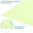 thumbnail image 3 of Uxcell 8.2ft Crepe Paper Roll, 4 Roll 20" Width Paper Streamer Sheet for Craft Flower Making Decoration, Olive Green, 3 of 7