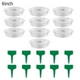 thumbnail image 2 of SPRING PARK 10Pcs Clear Plant Pot Saucers Plastic Flower Pot Saucer Pot Drip Tray, 2 of 7