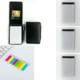 thumbnail image 1 of Juego de mini bloc de notas de 6 piezas, incluye cuaderno de cuero A7 con bolígrafo de metal, cuaderno de notas de 3 piezas cada uno con papel rayado de 30 páginas, 1 etiqueta de índice, cuaderno de, 1 of 1