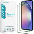 thumbnail image 1 of SHIQI-[2 Pack] by HPTech Screen Protector for Samsung Galaxy A54 5G Tempered Glass, Anti-Scratch, Bubble Free, Case Friendly, 1 of 4
