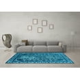 thumbnail image 3 of Ahgly Company Indoor Rectangle Oriental Light Blue Industrial Area Rugs, 5' x 8', 3 of 4