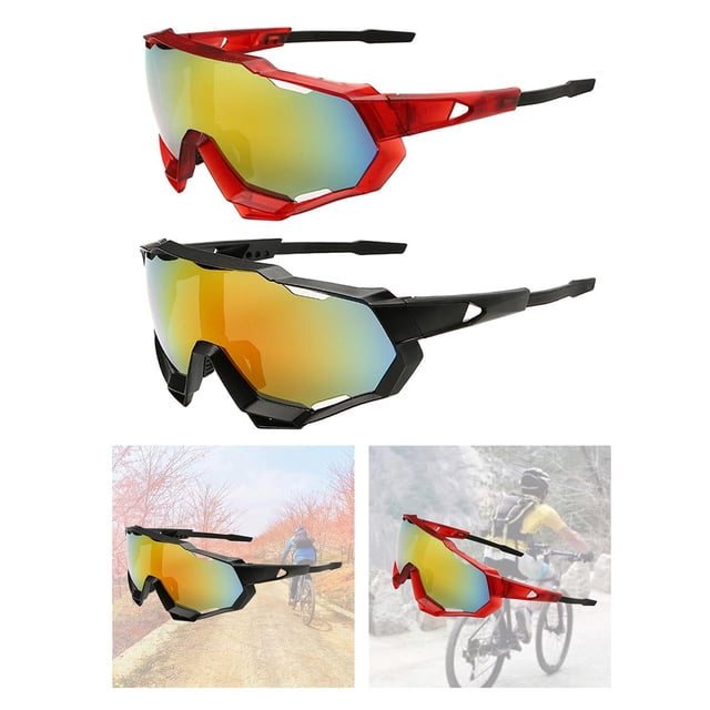 2 polarizadas para para hombre UV400, para conducir, shamjiam Gafas de ciclismo para hombre