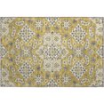 thumbnail image 2 of Addison Rugs Mayfield Premium Machine Washable Traditional Global Gold Rectangle Rug, 1'8" x 2'6", 2 of 6