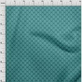 thumbnail image 4 of oneOone Rayon Dark Teal Green Fabric Asian Block Sewing Craft Projects Fabric Prints By Yard 56 Inch Wide, 4 of 4