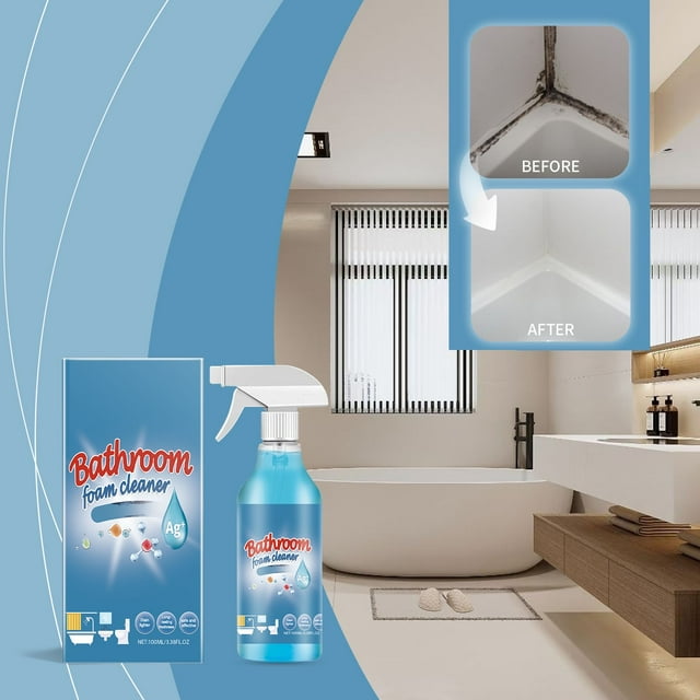 Fiudx Limpiador de Baño, Quitamanchas para Azulejos de Vidrio y Metal, Protección de Acero Inoxidable, Limpiador Multisuperficies, Quitamanchas de Agua y Restos de Jabón, Fórmula Ecológica, 100 Ml