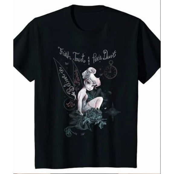 Disney Peter Pan Tinker Bell T-Shirt Unisex, S-5XL