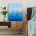 thumbnail image 5 of Abstract Sailboat Canvas Print Wall Art, Modern Nautical Decor for Living Room Bedroom Apartment Studio Guest Room, 5 of 8