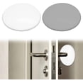 thumbnail image 2 of 6 PCS 3.15 Inch Door Handle&nbsp;Bumper, SourceTon Door Stopper Wall,Silicone Wall Protector, Door Knob Guard for Protecting Wall, Doorknobs, Bathroom, Cabinets(White and Gray), 2 of 9