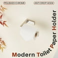 thumbnail image 4 of KOKOSIRI Toilet Paper Holder Chrome for Kitchen Bathroom Washroom Toilet Roll Holder Hold Mega Rolls Wall Mounted Polished Stainless Steel B2009CH, 4 of 7