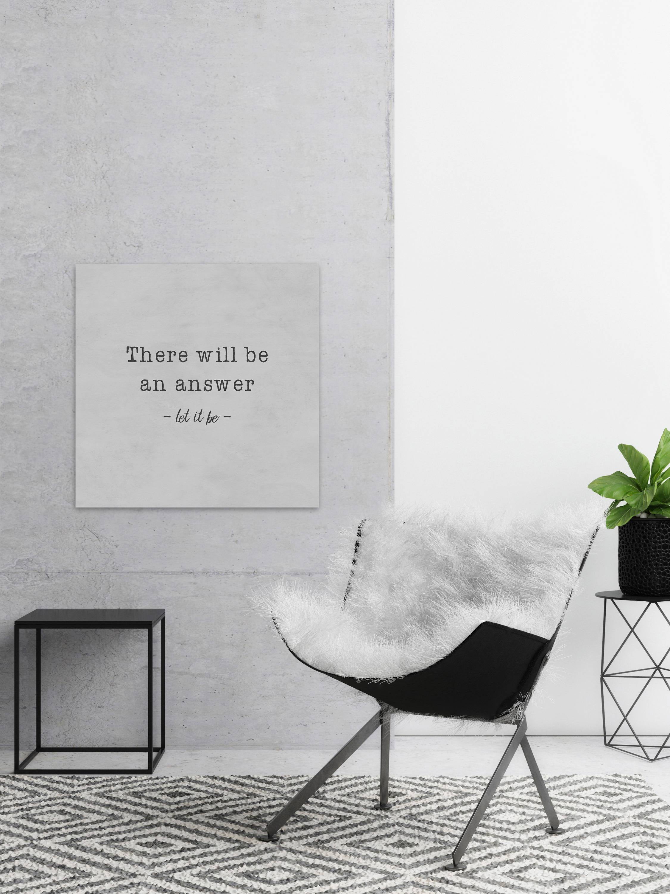 Let It Be III Painting Print on Wrapped Canvas