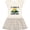 Natural with Stripes, variant on Inktastic Rather Be Camping Girls Toddler Dress