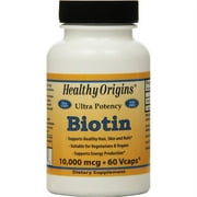 Healthy Origins Biotin Vegetarian Capsules, 60 CT