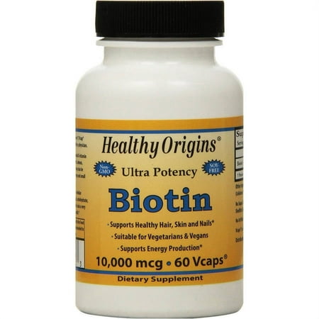 Healthy Origins Biotin Vegetarian Capsules, 60 CT