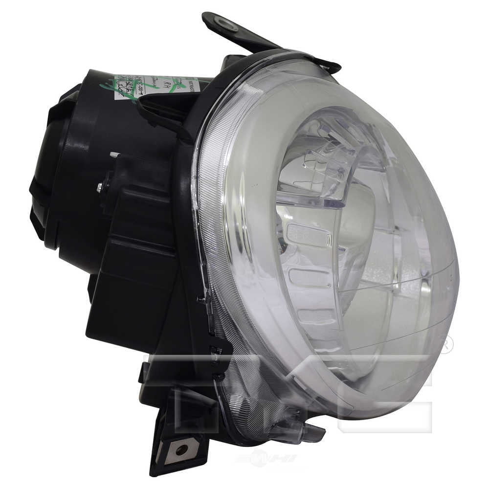TYC 20-9375-00 Fiat 500 Right Replacement Head Lamp Fits 2014 Fiat 500