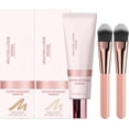 thumbnail image 1 of Base de maquillaje líquida hidratante de cobertura total, de larga duración, resistente al agua y al sudor, maquillaje facial hidratante con acab natural., 1 of 4