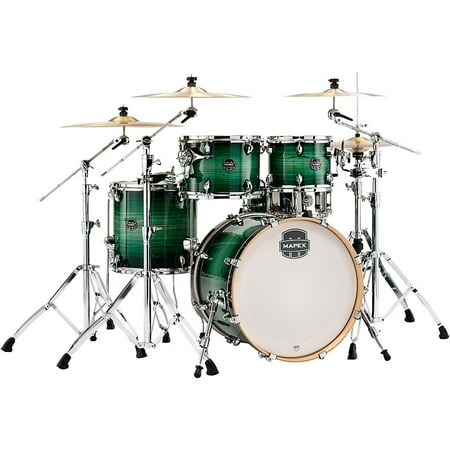 Mapex Armory Series Exotic Fusion 5-Piece Shell Pack With 20" Bass Drum Emerald Burst