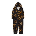 thumbnail image 4 of Fgnfyis Halloween Family Pajamas Print Hooded Zipper One Piece Jumpsuit Loungewear Sleepwear, 4 of 4