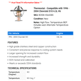 thumbnail image 2 of Thermostat - Compatible with 1996 - 2004 Chevy S10 4.3L V6 1997 1998 1999 2000 2001 2002 2003, 2 of 2