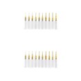 thumbnail image 3 of Speravity Pack of 10 Milling Tools Set DIY Reusable 0.8-3.175mm End Corn Kit Anti-abrasion Alloy Bits Replacement Parts Machine Hard Type1 NO1 Speravity CBP191358, 3 of 6