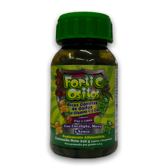 Gomitas Forti C Ositos Piña y Limón 242 g Natutech