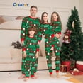 thumbnail image 1 of Conjunto de pijamas estampados de manga larga y cuello redondo para padres e hijos, nuevo hogar familiar navideño europeo y americano, 1 of 2