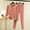 #104-Pink, variant on Roncen Women Thermal Underwear Set, Long Johns Base Layer Top & Bottom, Women Soft Pajama Set for Cold Weather