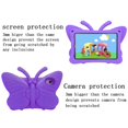 thumbnail image 3 of Dteck Kids Case for iPad mini 7 (2024) 8.3", iPad mini 6th Generation 2021 Case for Kids, Pretty Butterfly Stand Shockproof EVA Foam Sturdy Shell Rugged Case for iPad mini 8.3" (2024/2021),Purple, 3 of 6
